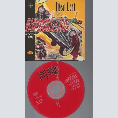 CD--PROMO--MEAT LOAF--RUNNIN FOR THE RED LIGHT--4TRACKS