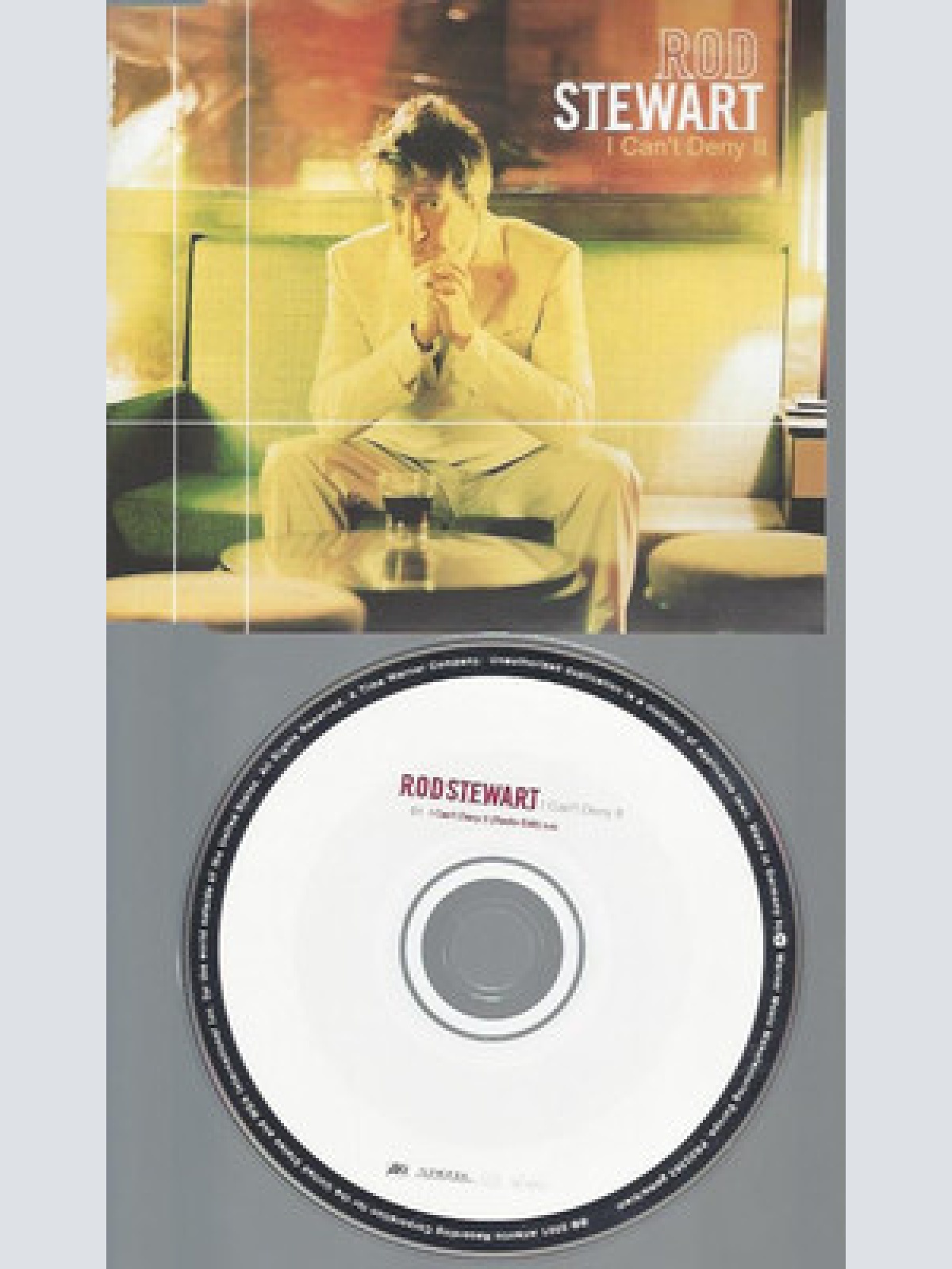 CD--PROMO--ROD STEWART--I CAN'T DENY IT