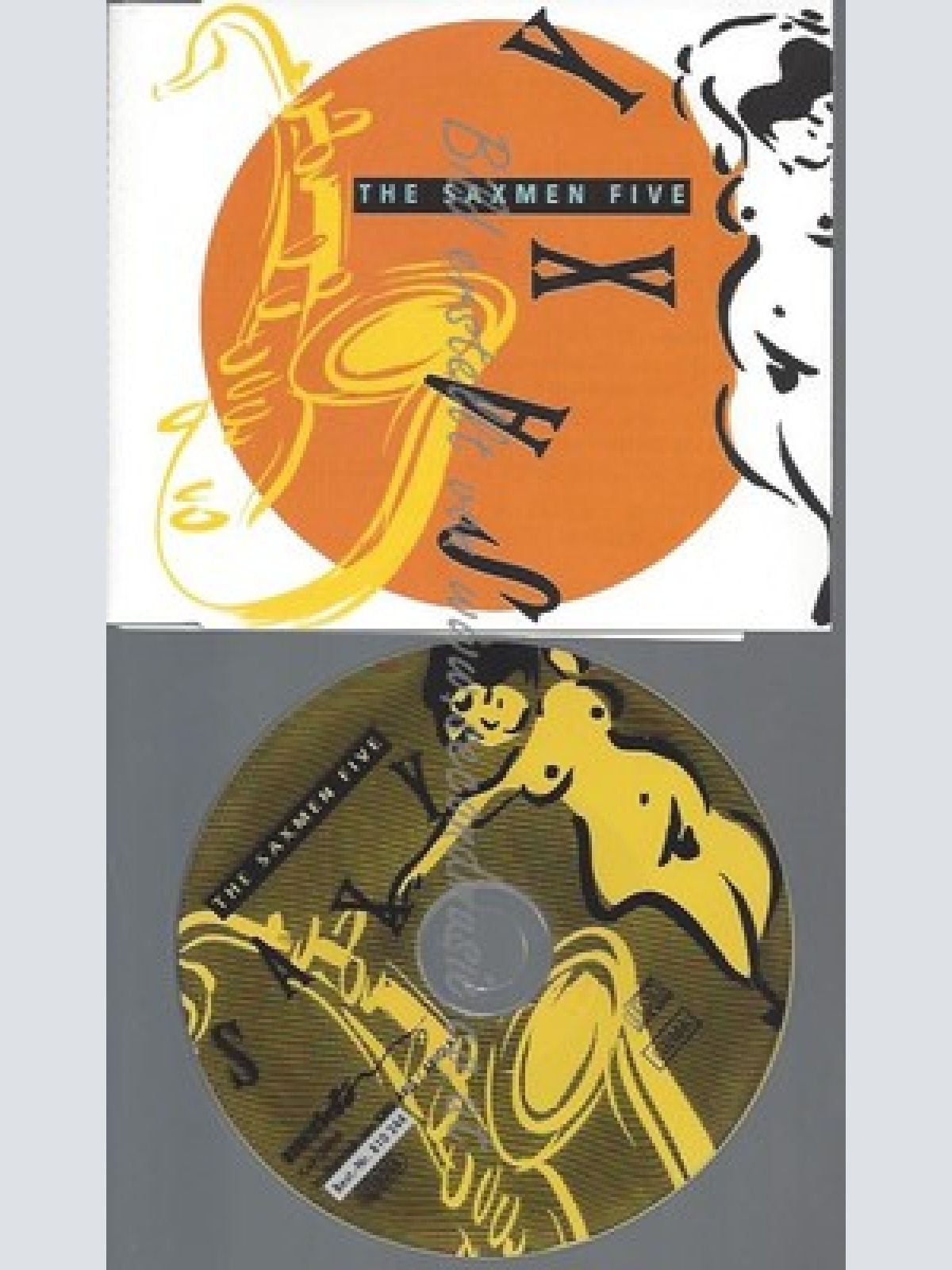 CD--THE SAXMEN FIVE--SAXY--