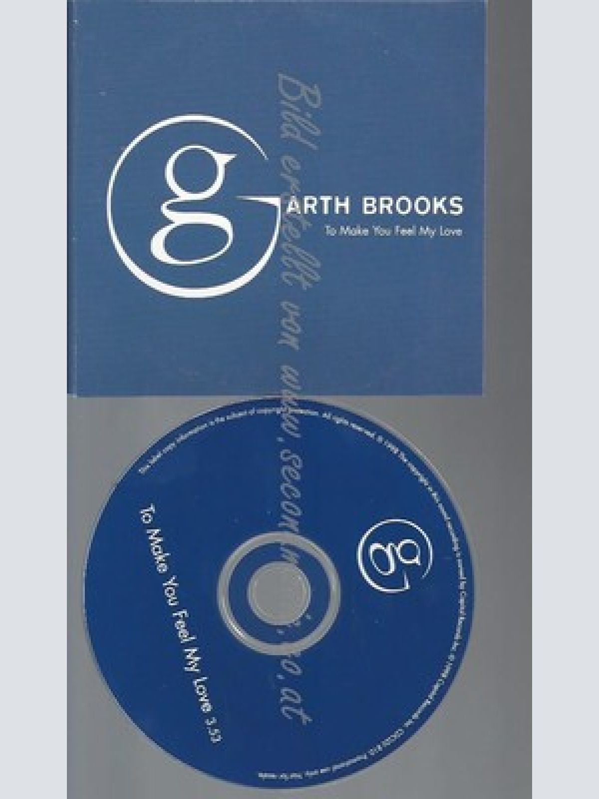 CD--PROMO--GARTH BROOKS--TO MAKE YOU FEEL MY LOVE --1TRACK