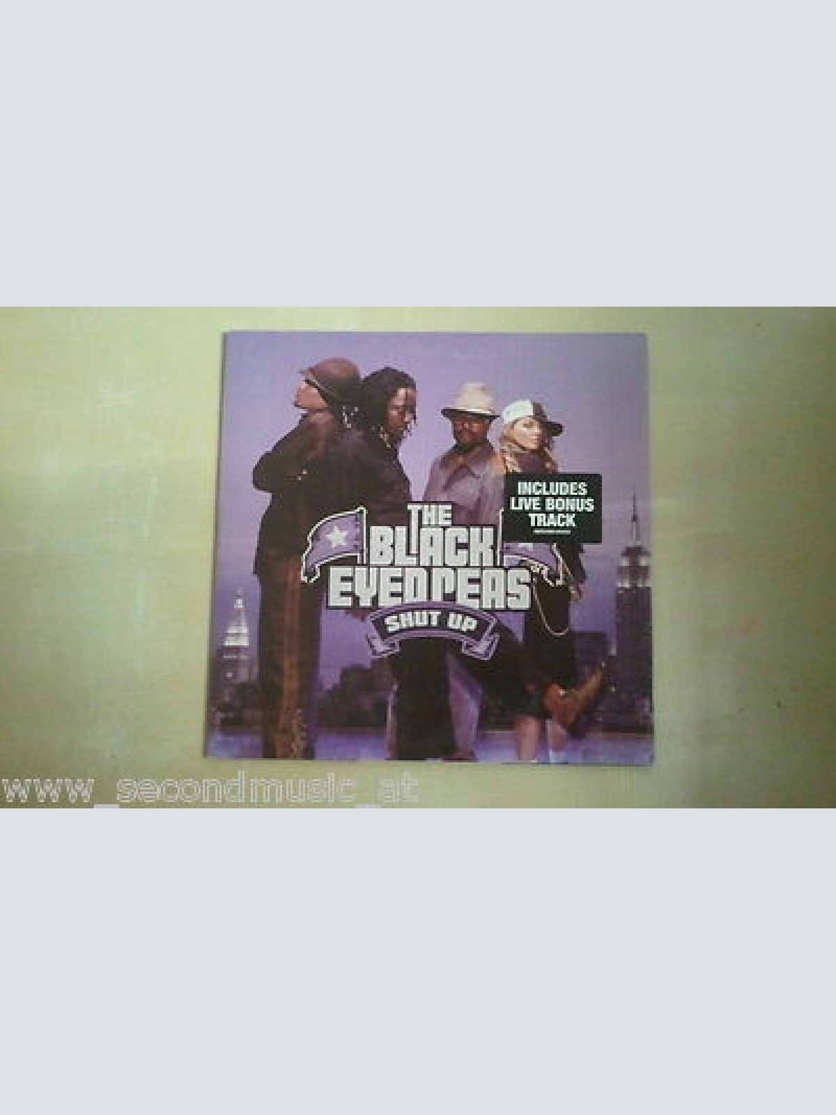 MAXI CD--THE BLACK EYED PEAS--SHUT UP--2 TRACKS--CARDSLEEVE