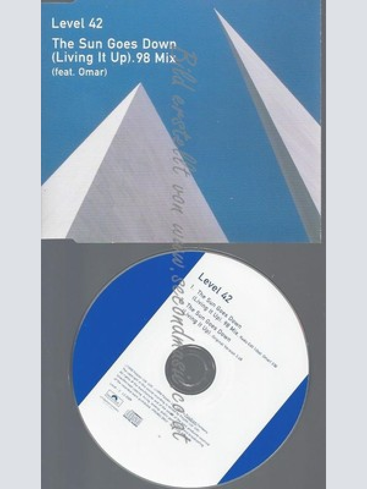 CD--PROMO--LEVEL 42--TH ESUN GOES DOWN --2 TRACKS