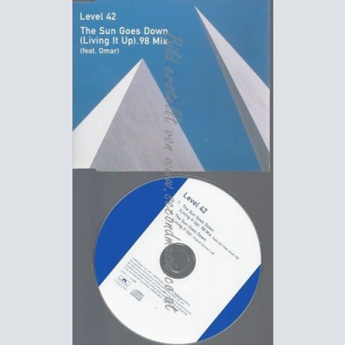 CD--PROMO--LEVEL 42--TH ESUN GOES DOWN --2 TRACKS