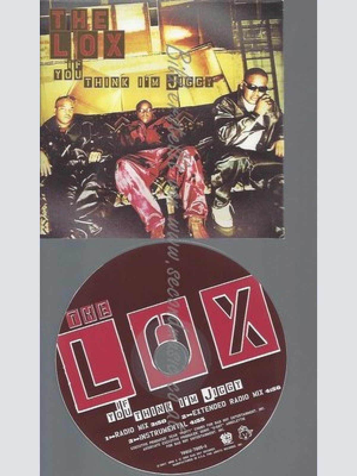 CD--PROMO--THE LOX--IF YOU THINK I'M JIGGY--3 TRACKS