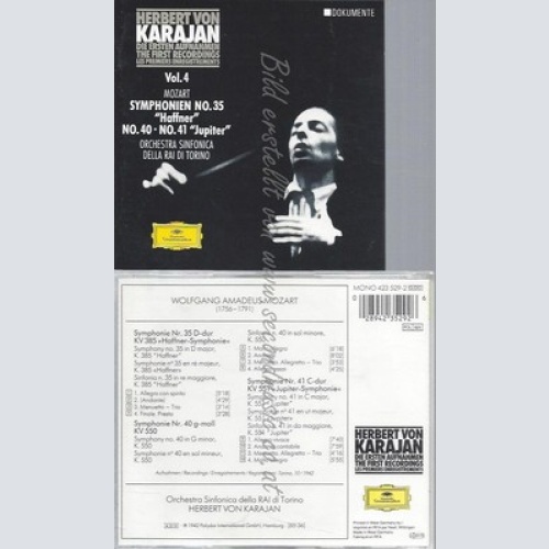 CD--KARAJAN: DIE ERSTEN AUFNAHMEN, VOL. 4 ---HERBERT