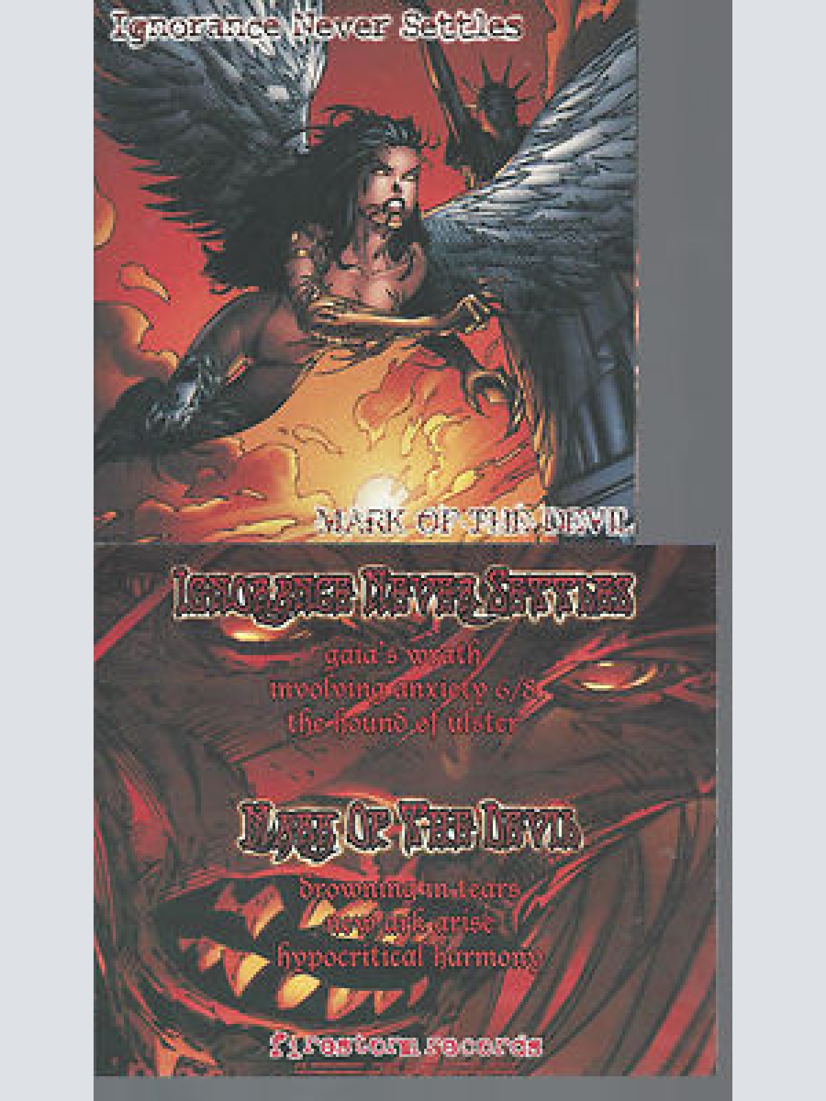 CD--IGNORANCE NEVER SETTLES MARK OF THE DEVIL