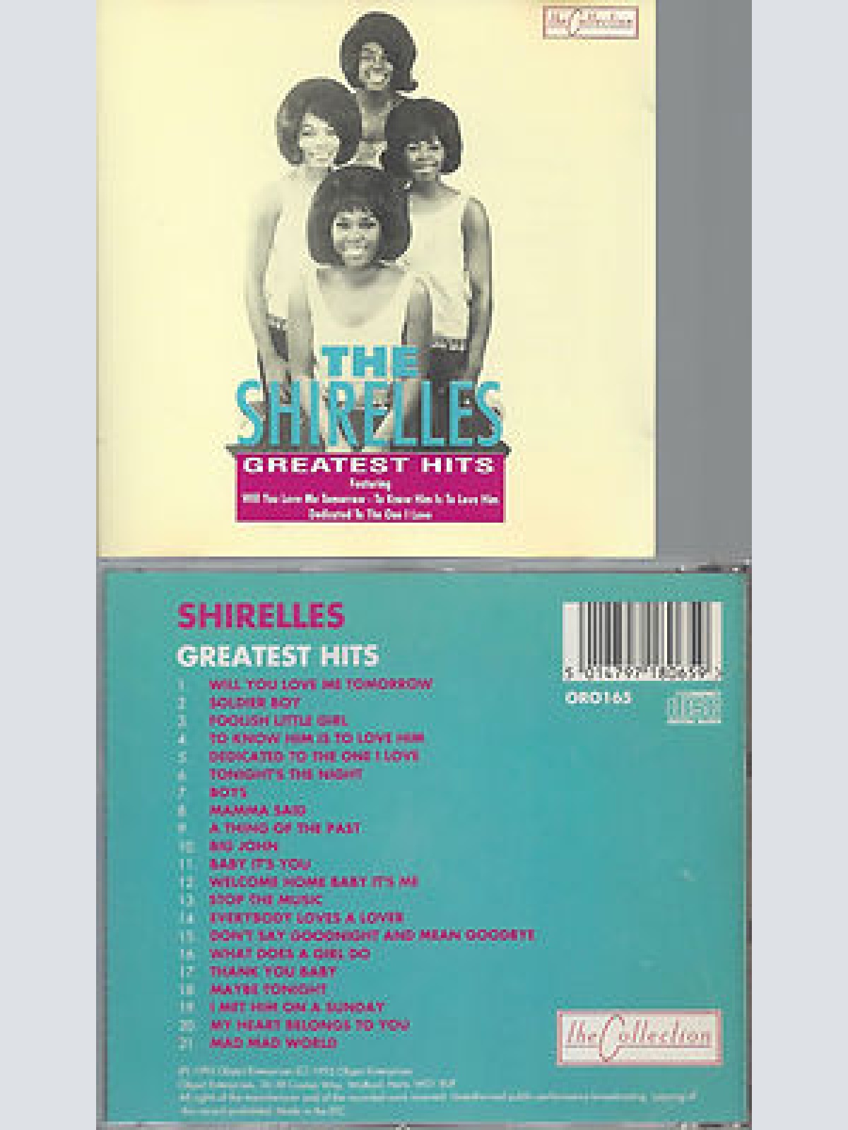 CD-THE SHIRELLES GREATEST