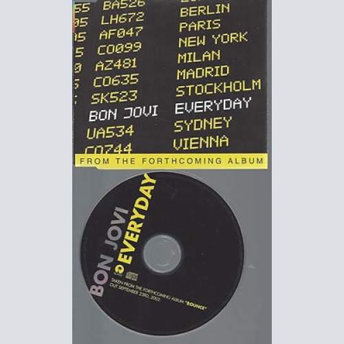 CD--BON JOVI EVERYDAY--PROMO