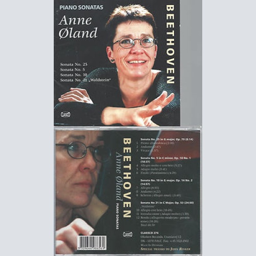 CD--ANNE OLAND BEETHOVEN