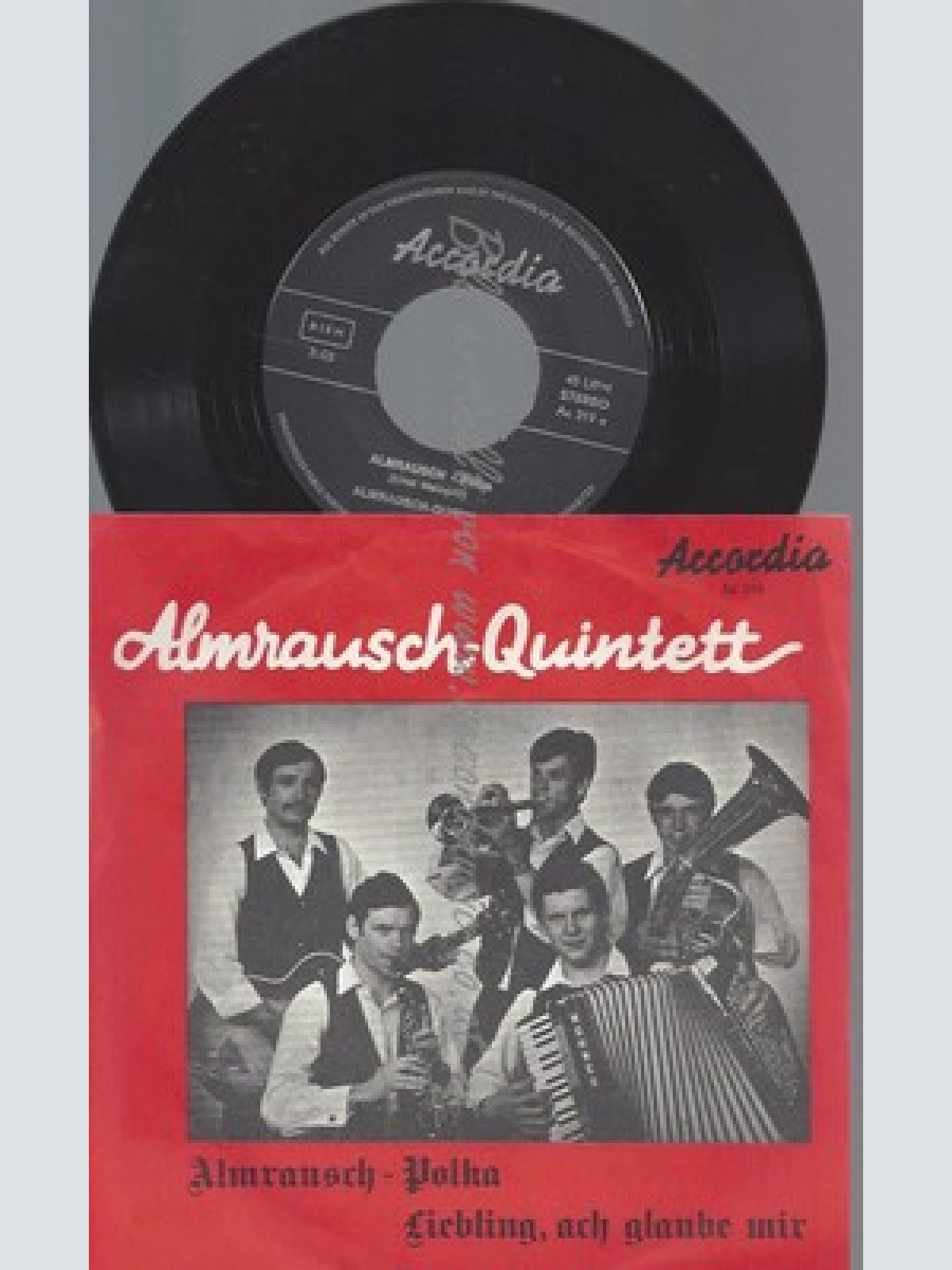 7"/ALMRAUSCH QUINTETT--ALMRAUSCH POLKA