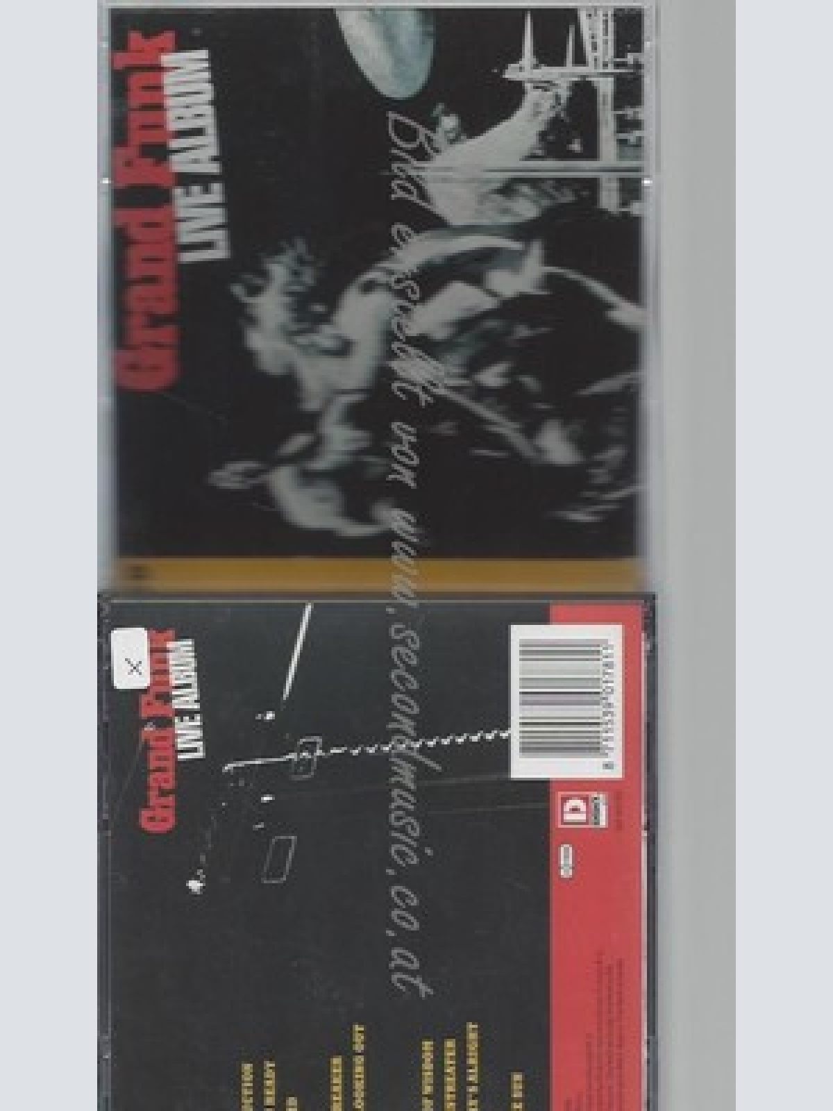 CD--GRAND FUNK RAILROAD--LIVE ALBUM | DOPPEL-CD