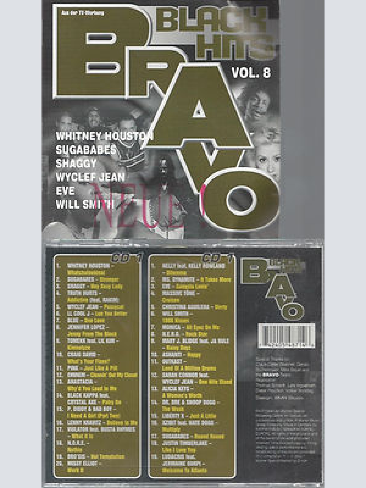 CD--BRAVO BLACK HITS 8