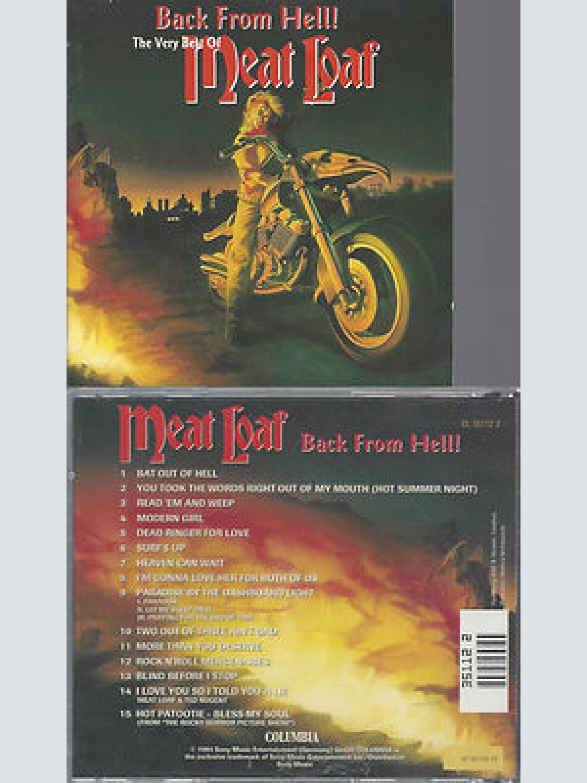 CD--MEAT LOAF BACK FROM HELL BEST OF