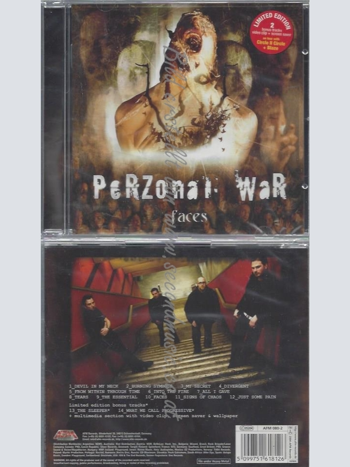 CD--PERZONAL WAR--FACES