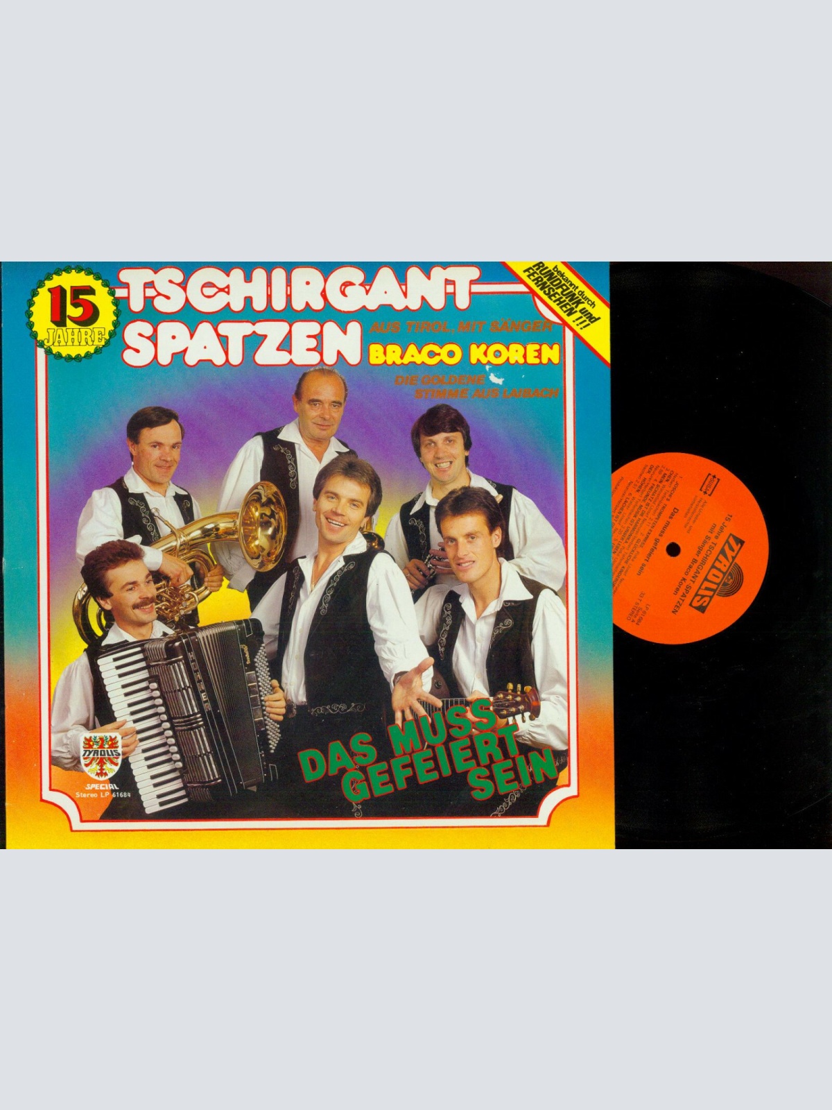 LP- Tschirgant Spatzen mit Braco Koren  -- 15 jahre  //NM