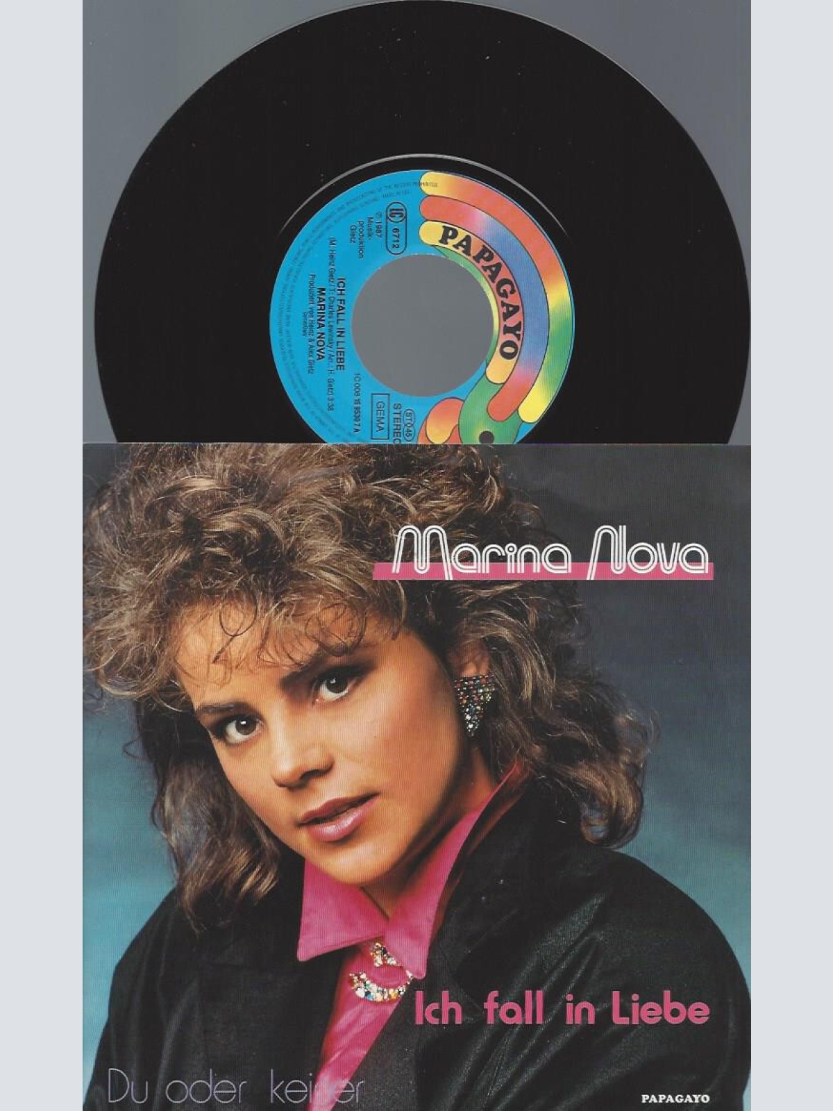 7"  Marina Nova – Ich Fall In Liebe