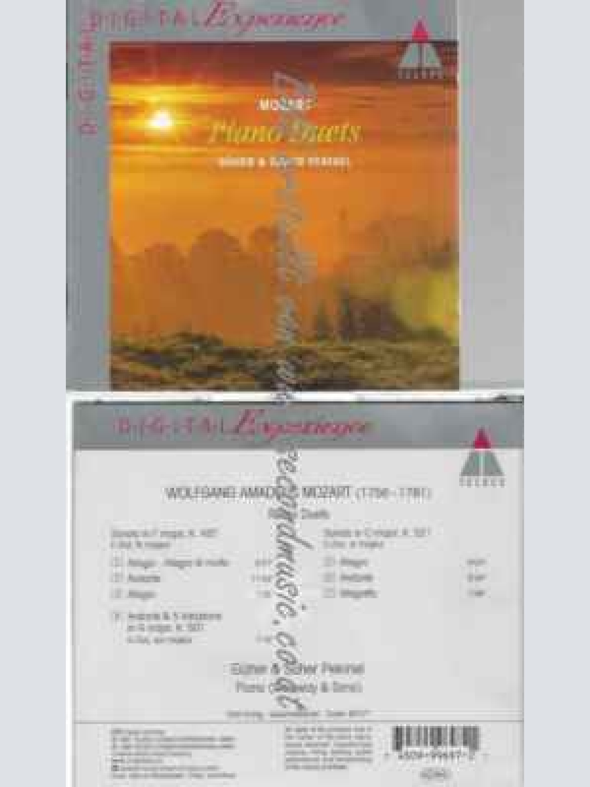 CD--ANDANTE &  VARIATIONS K  | --PIANO DUETS: SONATA K  &