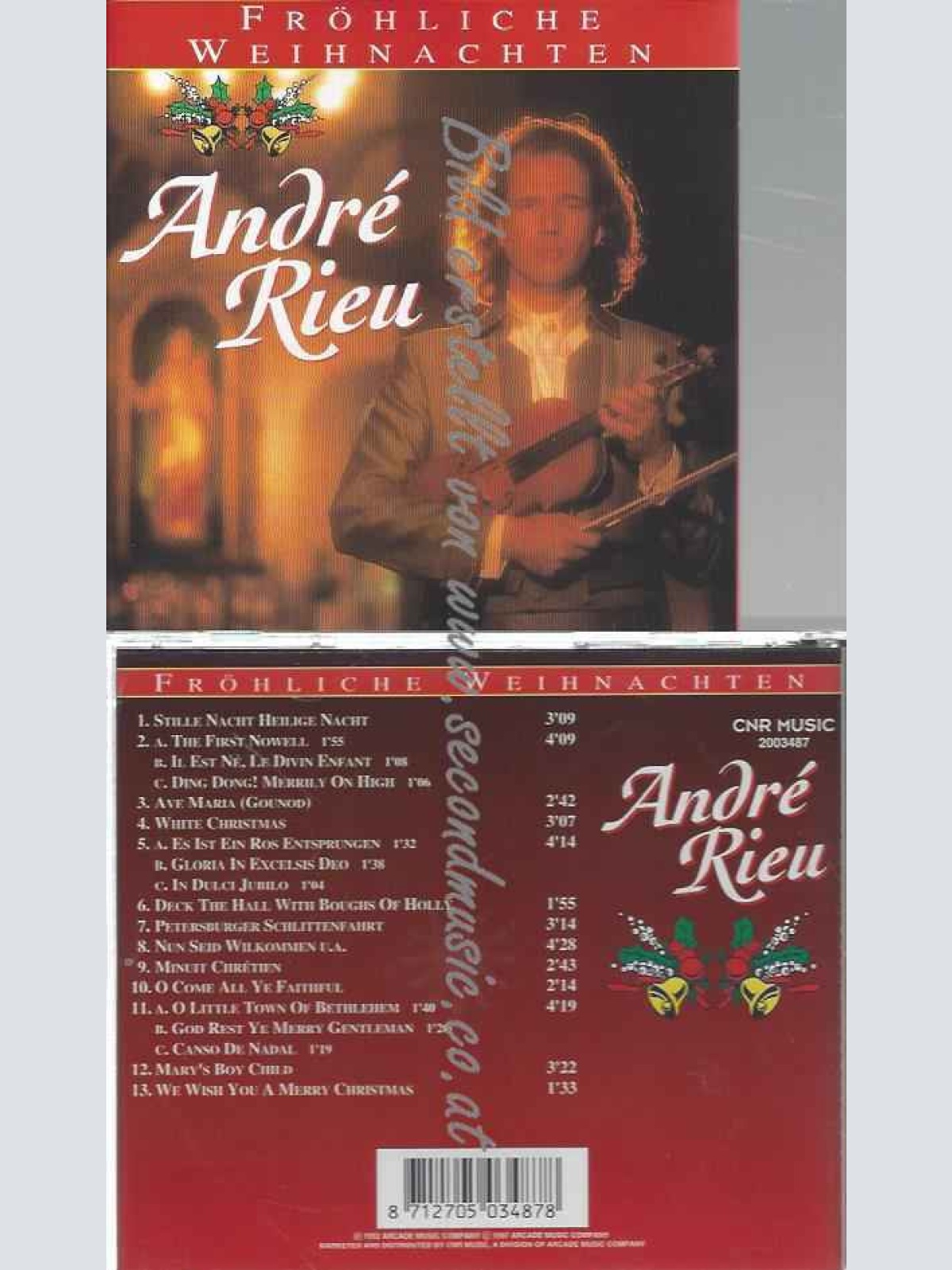 CD--ANDRE RIEU | --FRÖHLICHE WEIHNACHTEN
