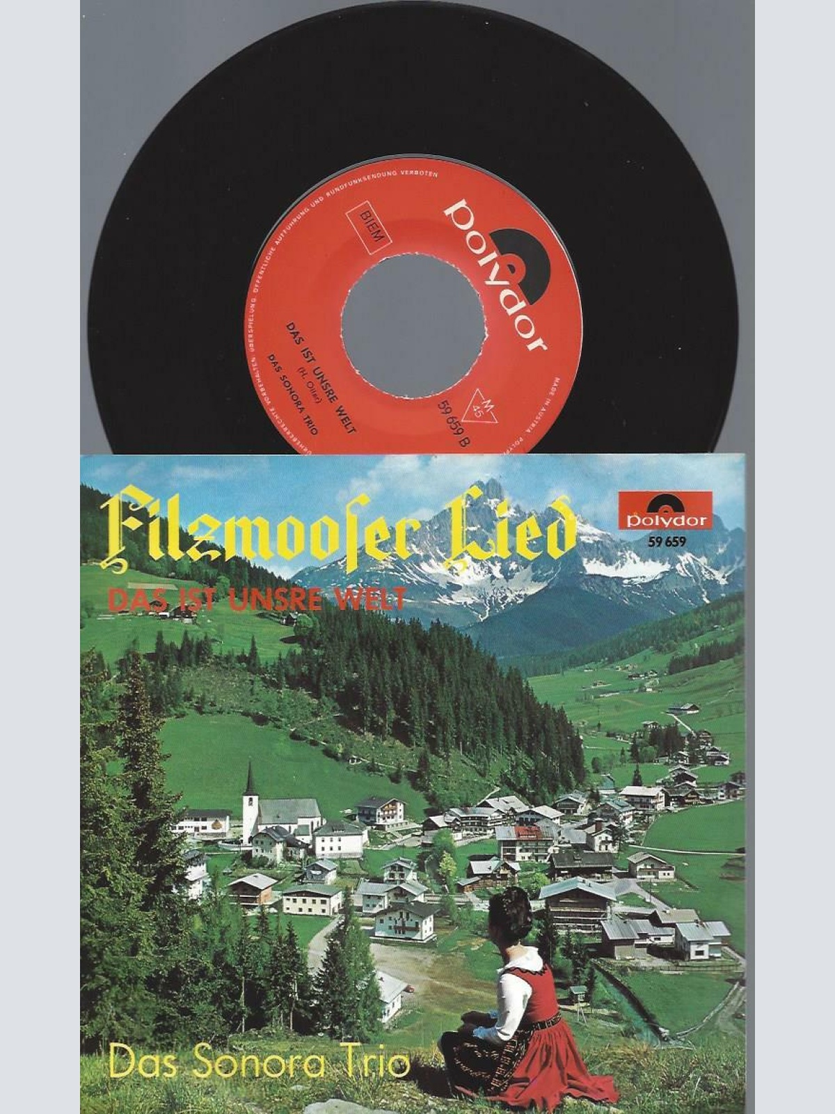 7"   Das Sonora Trio Filzmooser Lied