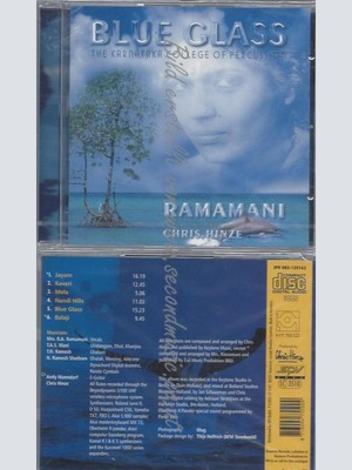 CD--CHRIS HINZE COMBINATION UND RAMAMANI--BLUE GLASS
