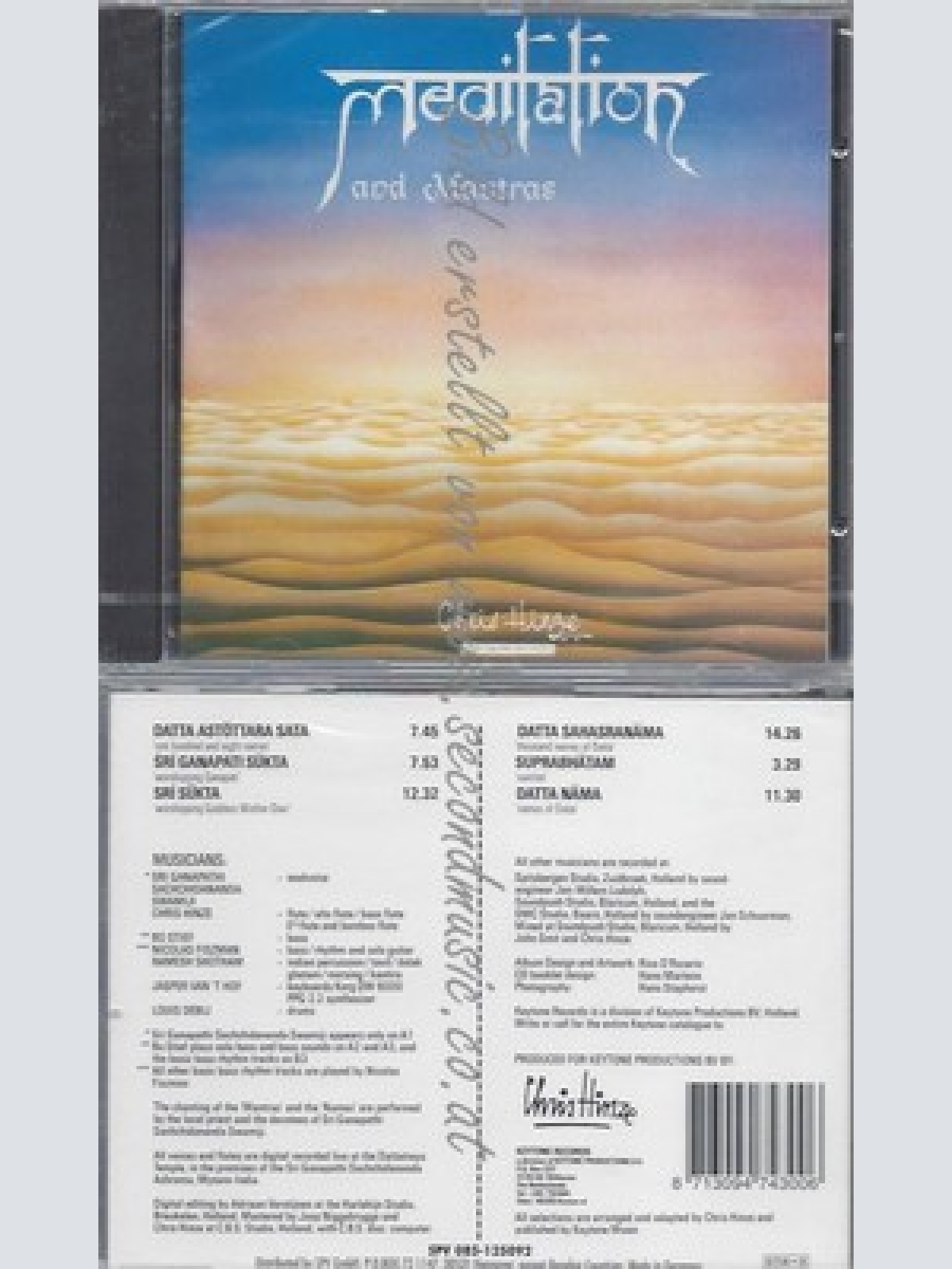 CD--CHRIS HINZE COMBINATION--MEDITATION AND MANTRAS