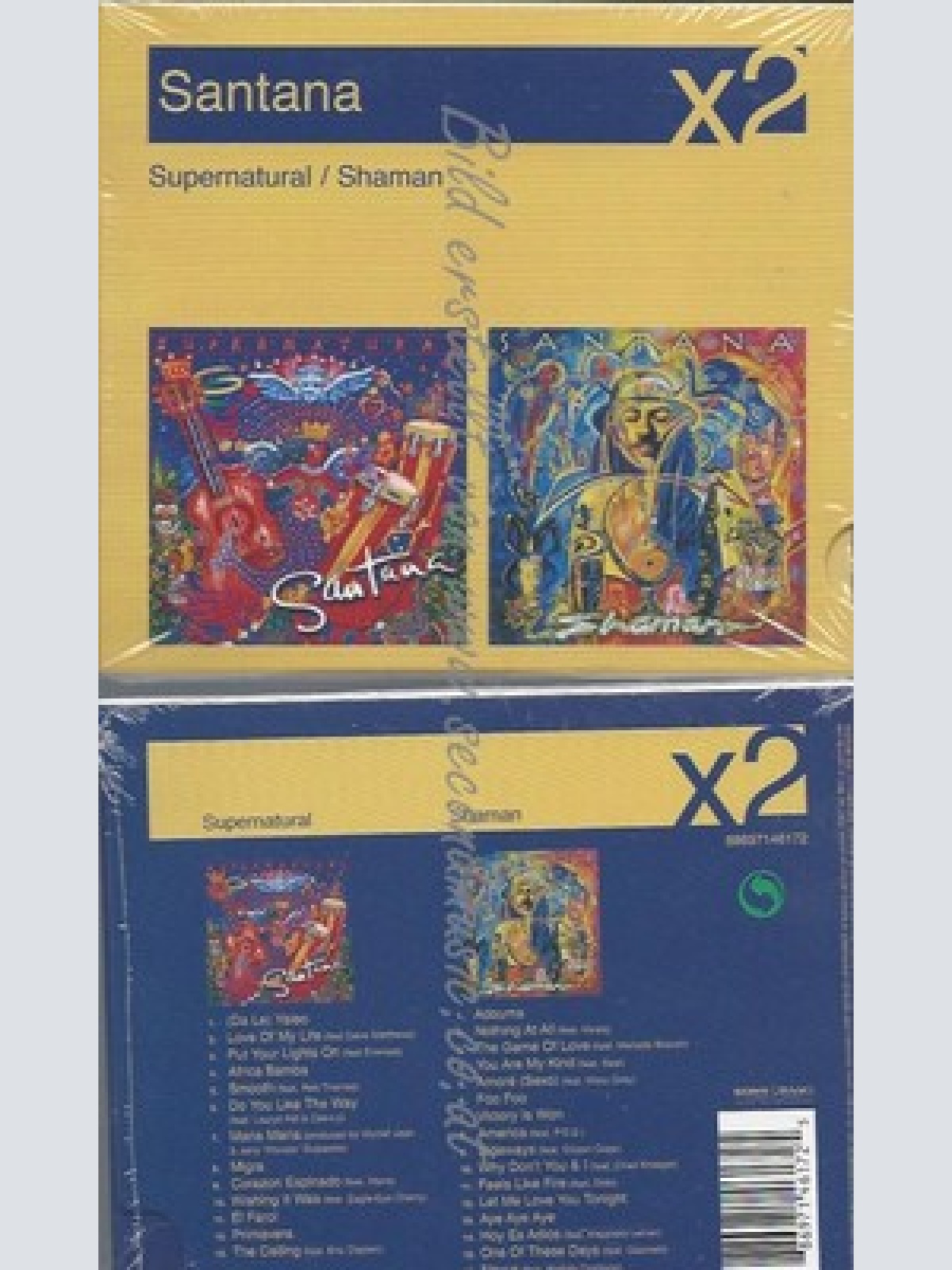 CD--HAMAN | DOPPEL-CD/ SANTANA--SUPERNATURAL