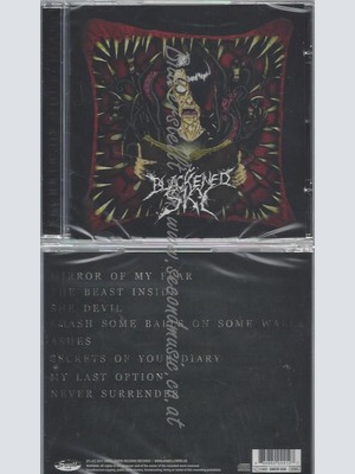 CD--BLACKENED SKY--SECRETS OF YOUR DIARY