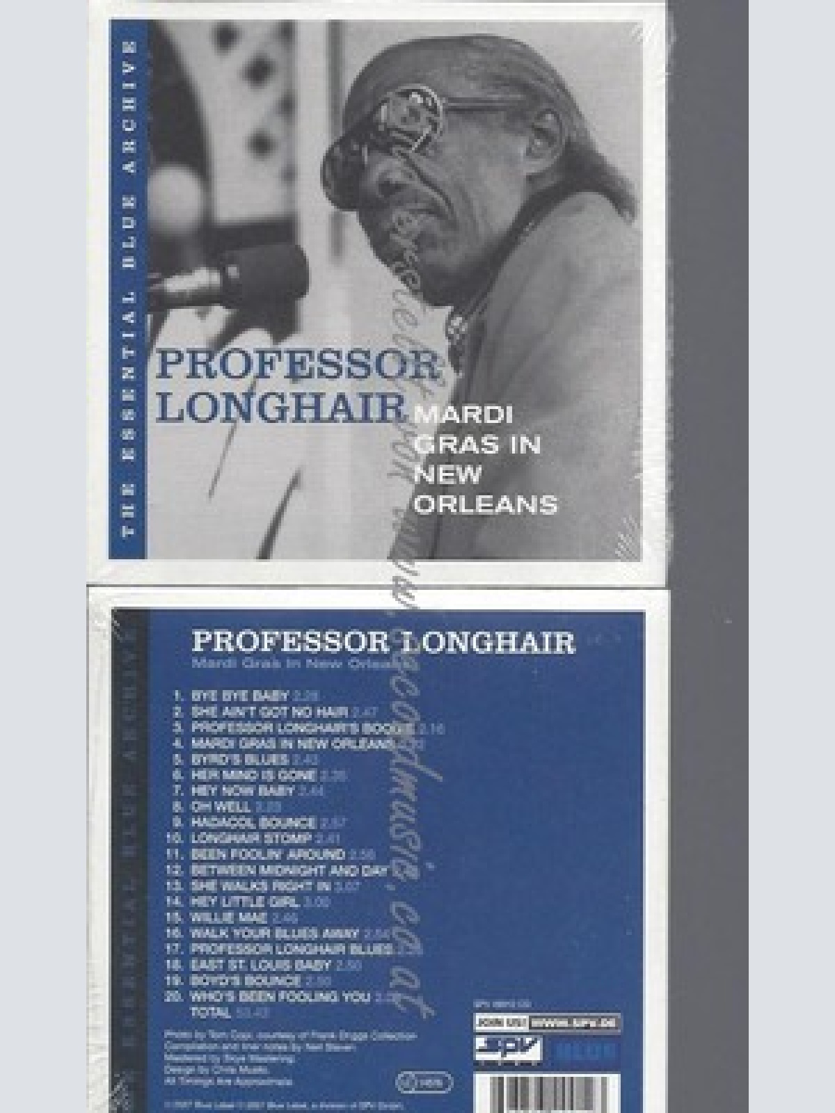 CD--PROFESSOR LONGHAIR--THE ESSENTIAL BLUE ARCHIVE:MARDI GRAS IN NEW ORLEA