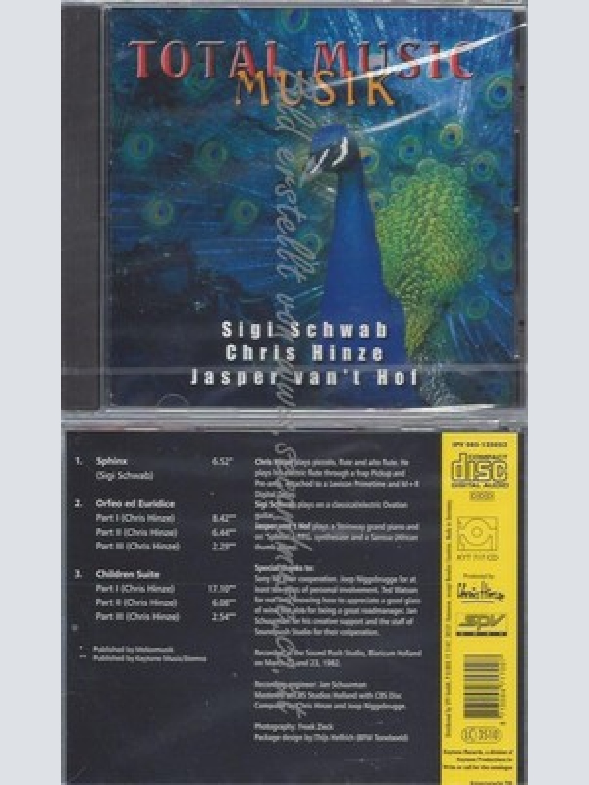 CD--SIEGFRIED SCHWAB--TOTAL MUSIK