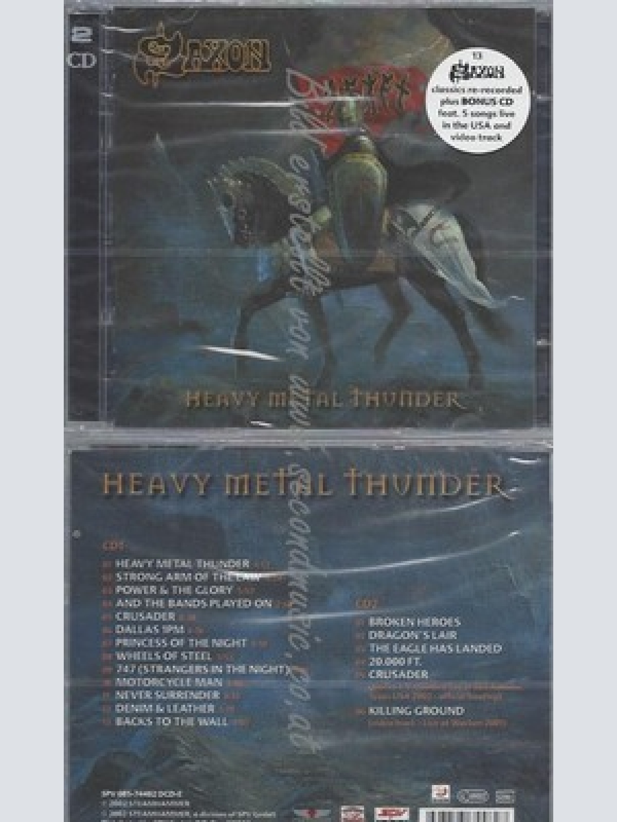 CD--SAXON--HEAVY METAL THUNDER | DOPPEL-CD