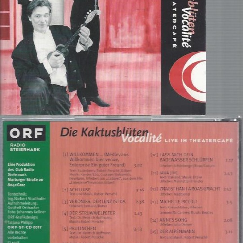 CD--DIE KAKTUSBLÜTEN LIVE IM THEATERCAFE // ORF STEIERMARK