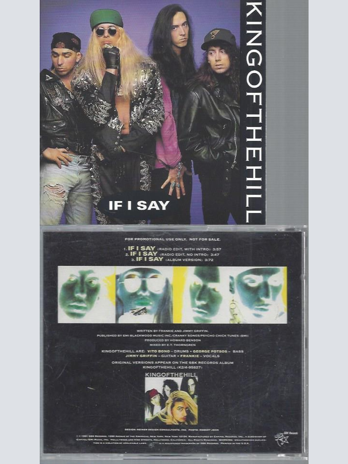 CD--KING OF THE HILL IF I SAY