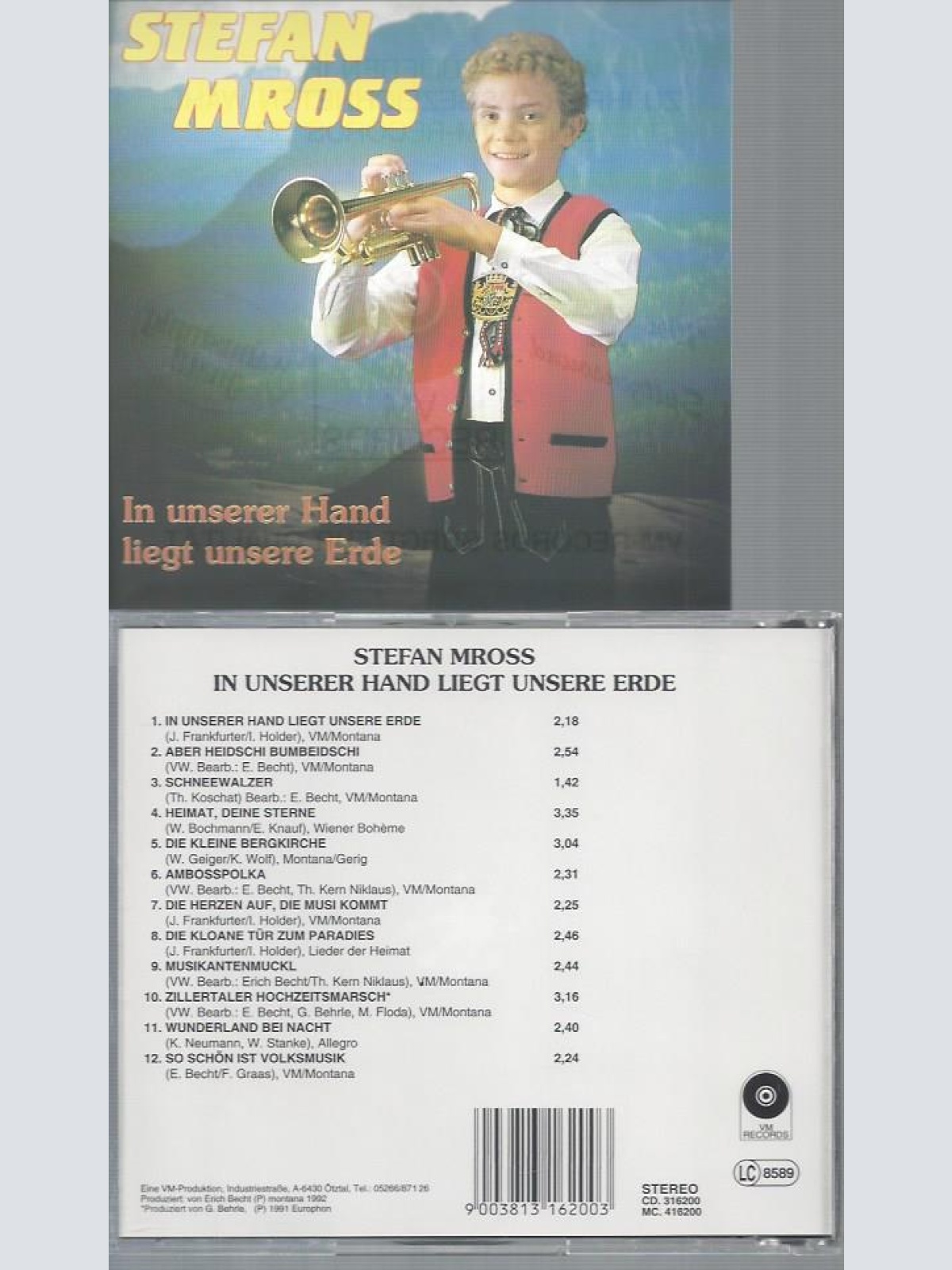 CD--STEFAN MROSS IN UNSERER HAND LIEGT UNSERE ERDE