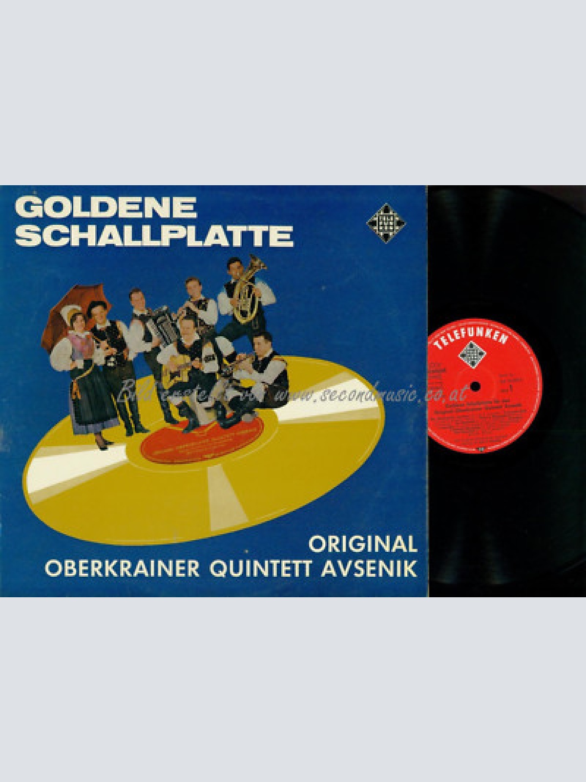LP--Goldene Schallplatte Für Das Oberkrainer Quintett Avensik  //SLE14320P