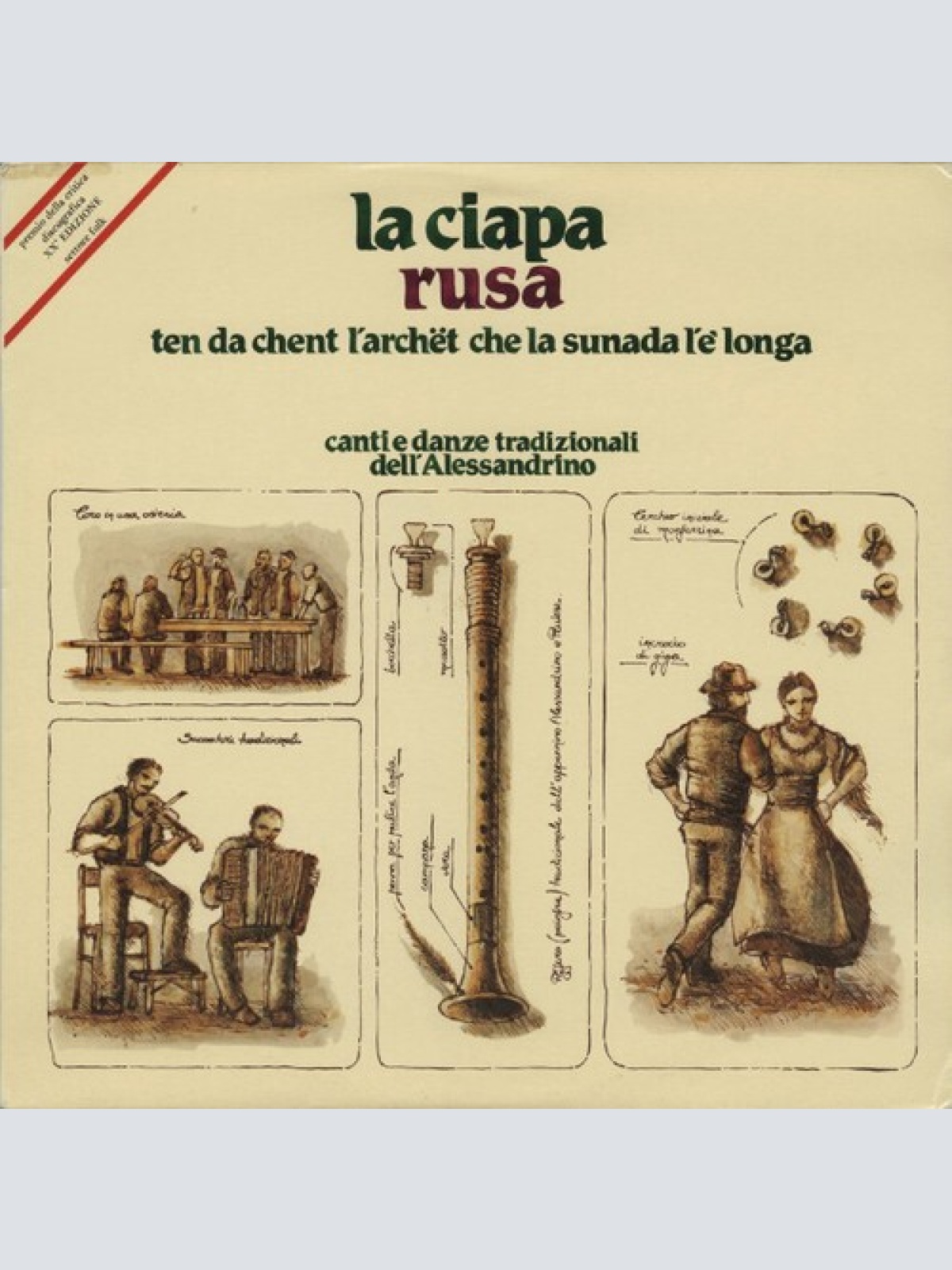 LP, Album La Ciapa Rusa - Ten Da Chent L'Archët Che La Sunada L'è Longa