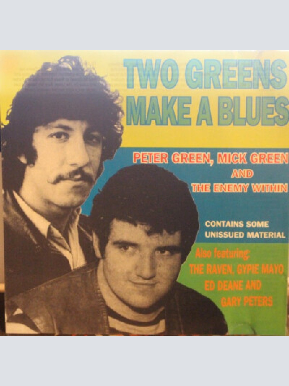 CD, Album Peter Green (2), Mick Green And The Enemy Within (2) - Two Greens M...
