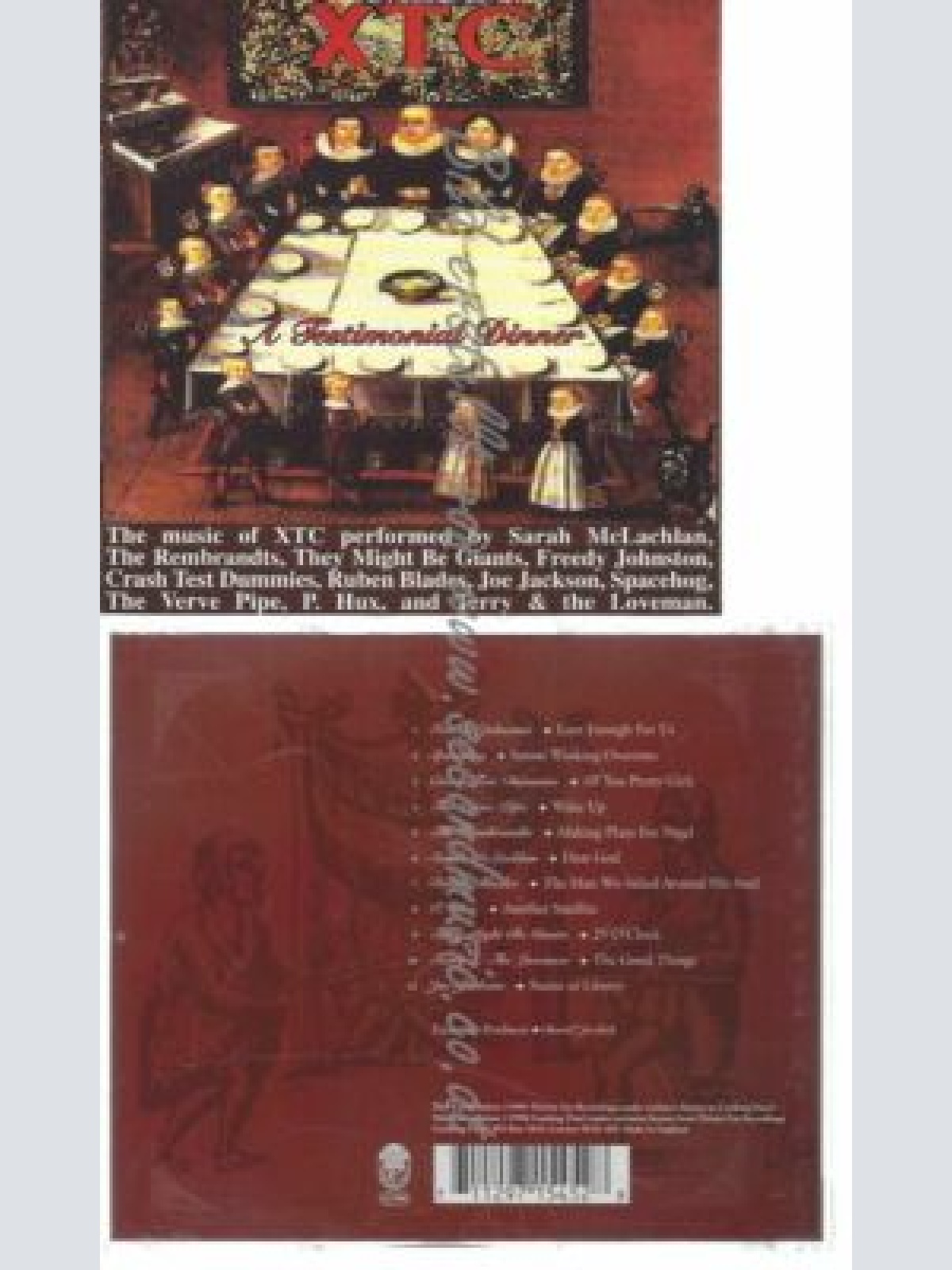 CD--XTC/ VARIOUS | --A TESTIMONIAL DINNER