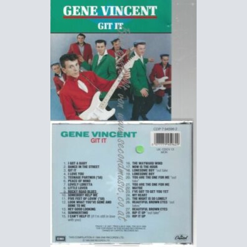 CD--GENE VINCENT--    GIT IT