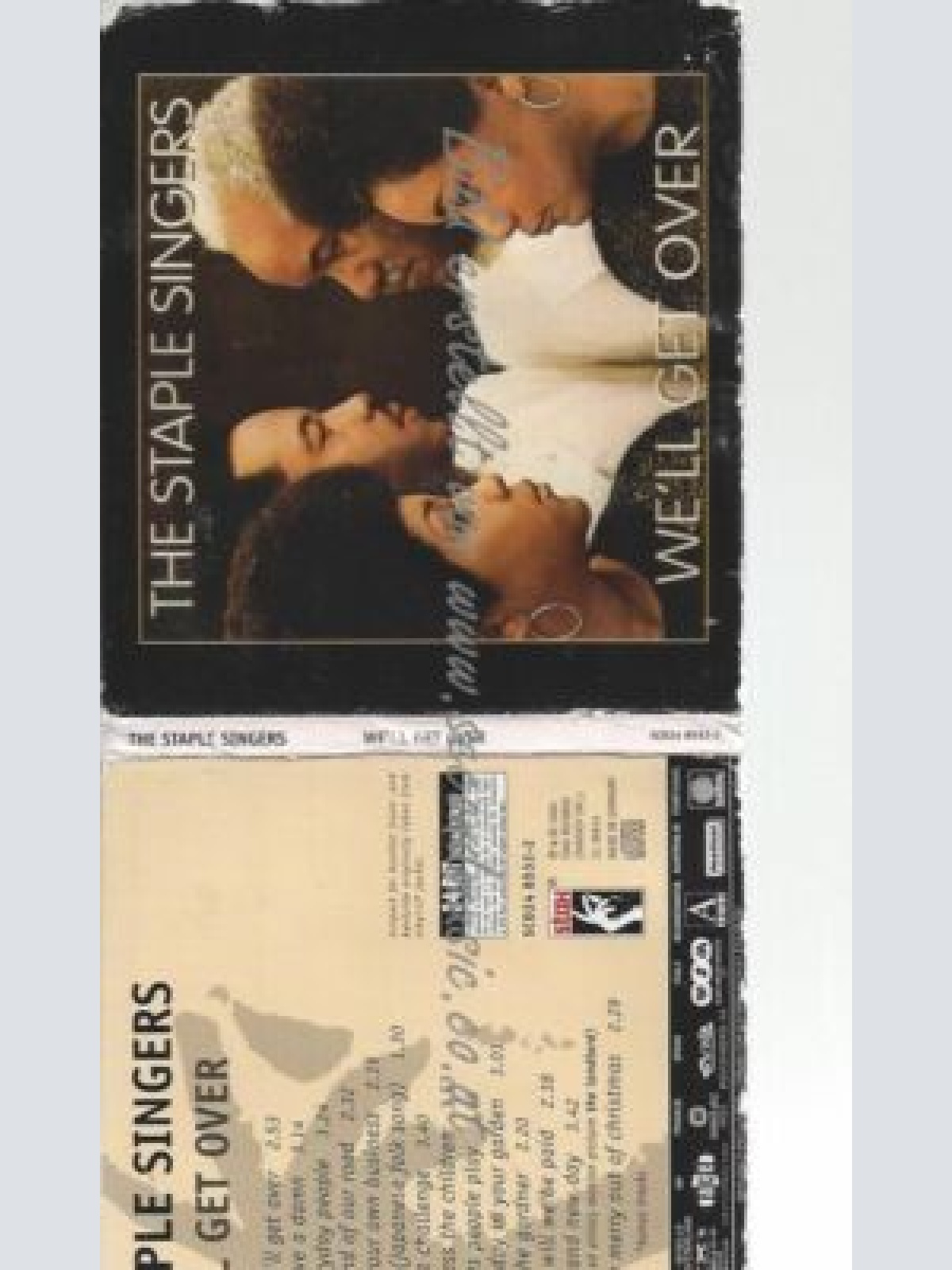 CD--THE STAPLE SINGERS--    WE'LL GET OVER