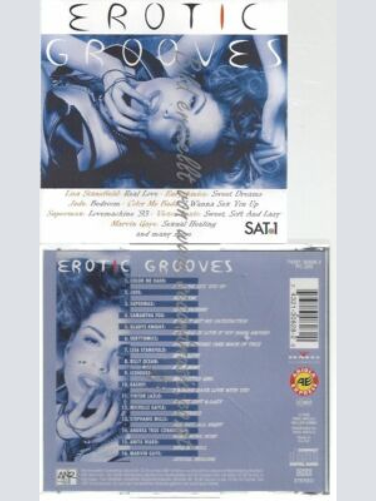 CD--EROTIC GROOVES--COLOR ME BADD, SUPERMAX, SAMANTHA FOX, EURYTHMICS,