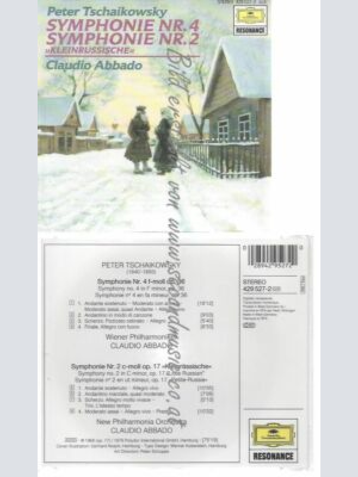 CD-- Sinfonien 2 und 4 // Claudio Abbado