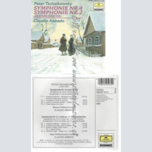CD-- Sinfonien 2 und 4 // Claudio Abbado