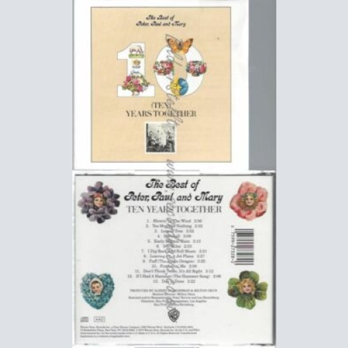CD--PETER, PAUL & MARY | --10 YEARS TOGETHER - THE BEST OF...