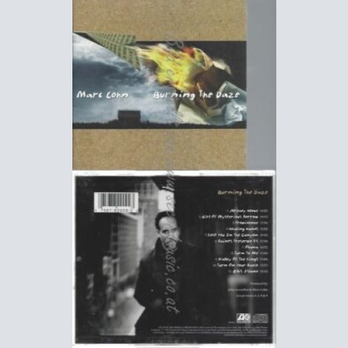 CD--MARC COHN | --BURNING THE DAZE