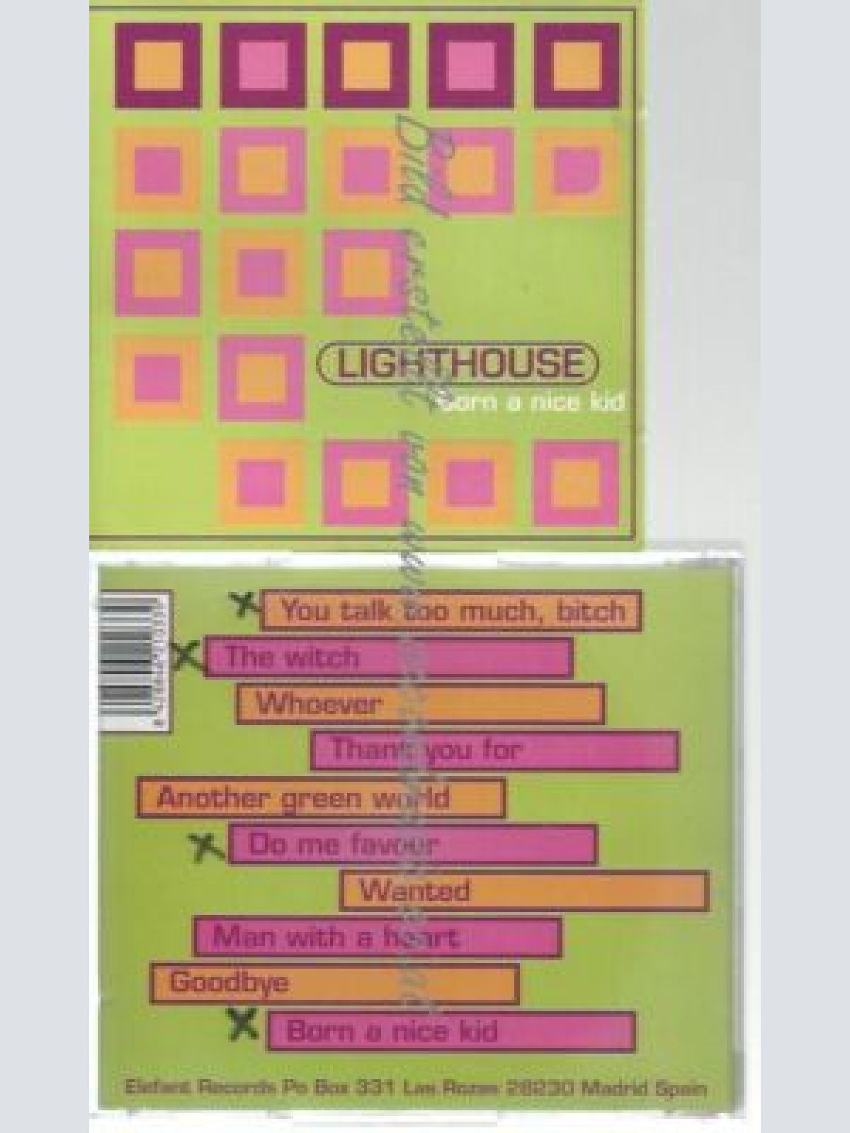 CD--LIGHTHOUSE--BORN A NICE KID