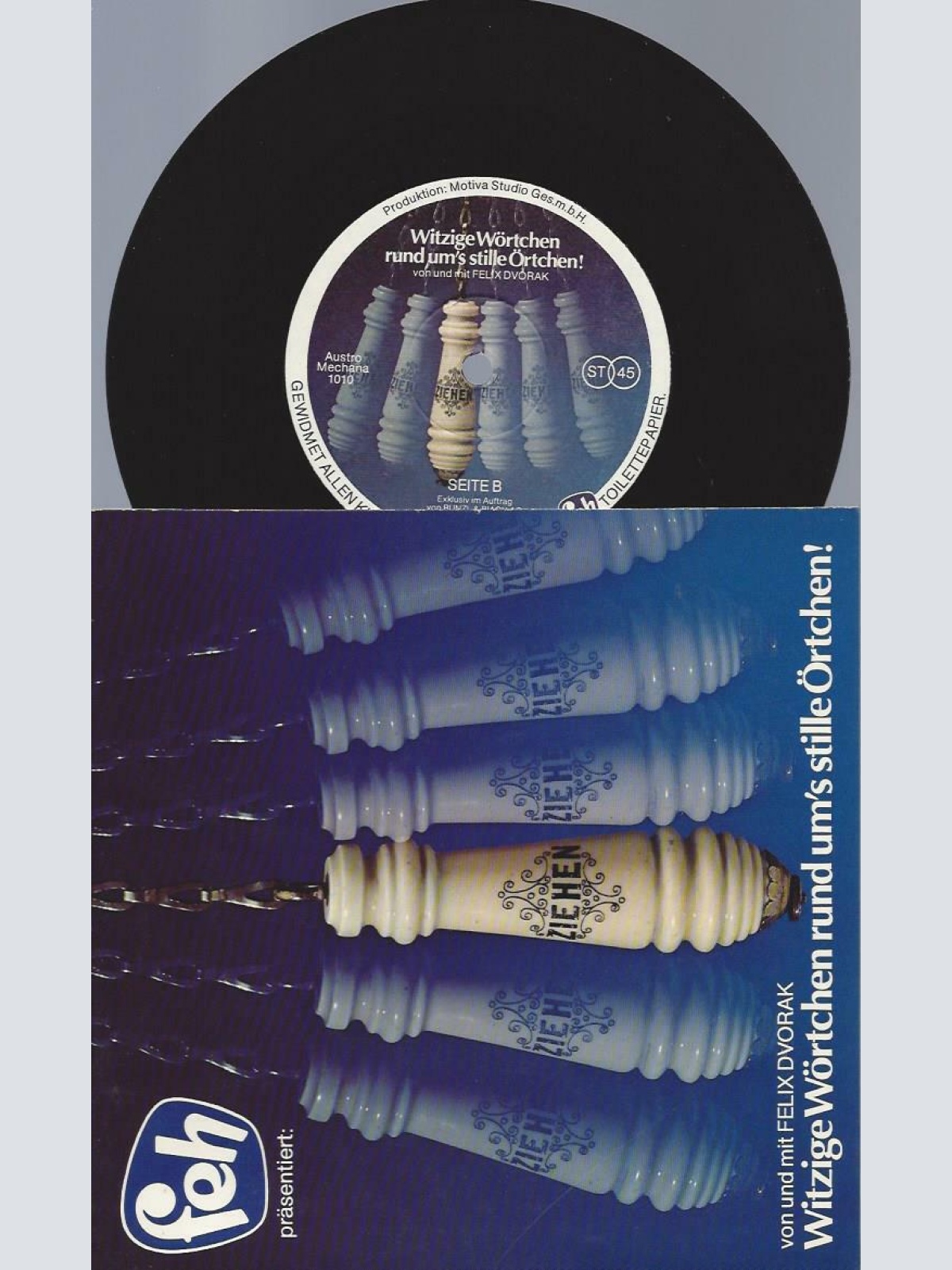 7"   Felix Dvorak – Witzige Wörtchen Rund Um's Stille Örtchen