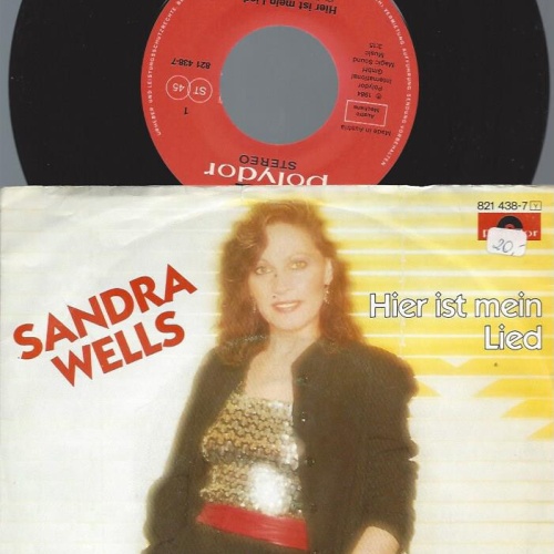 7" Sandra Wells – Hier Ist Mein Lied