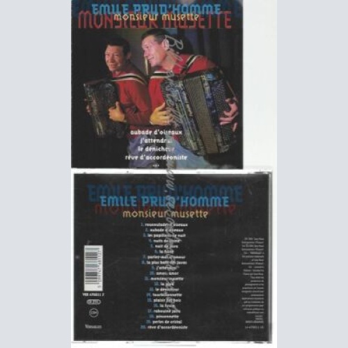CD--EMILE PRUD'HOMME--    MONSIEUR MUSETTE |