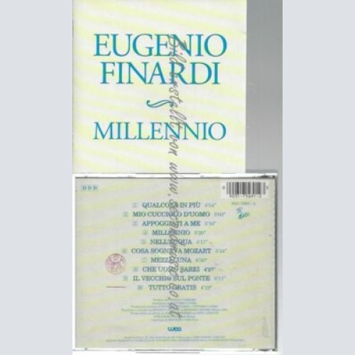 CD--EUGENIO FINARDI--    MILLENNIO