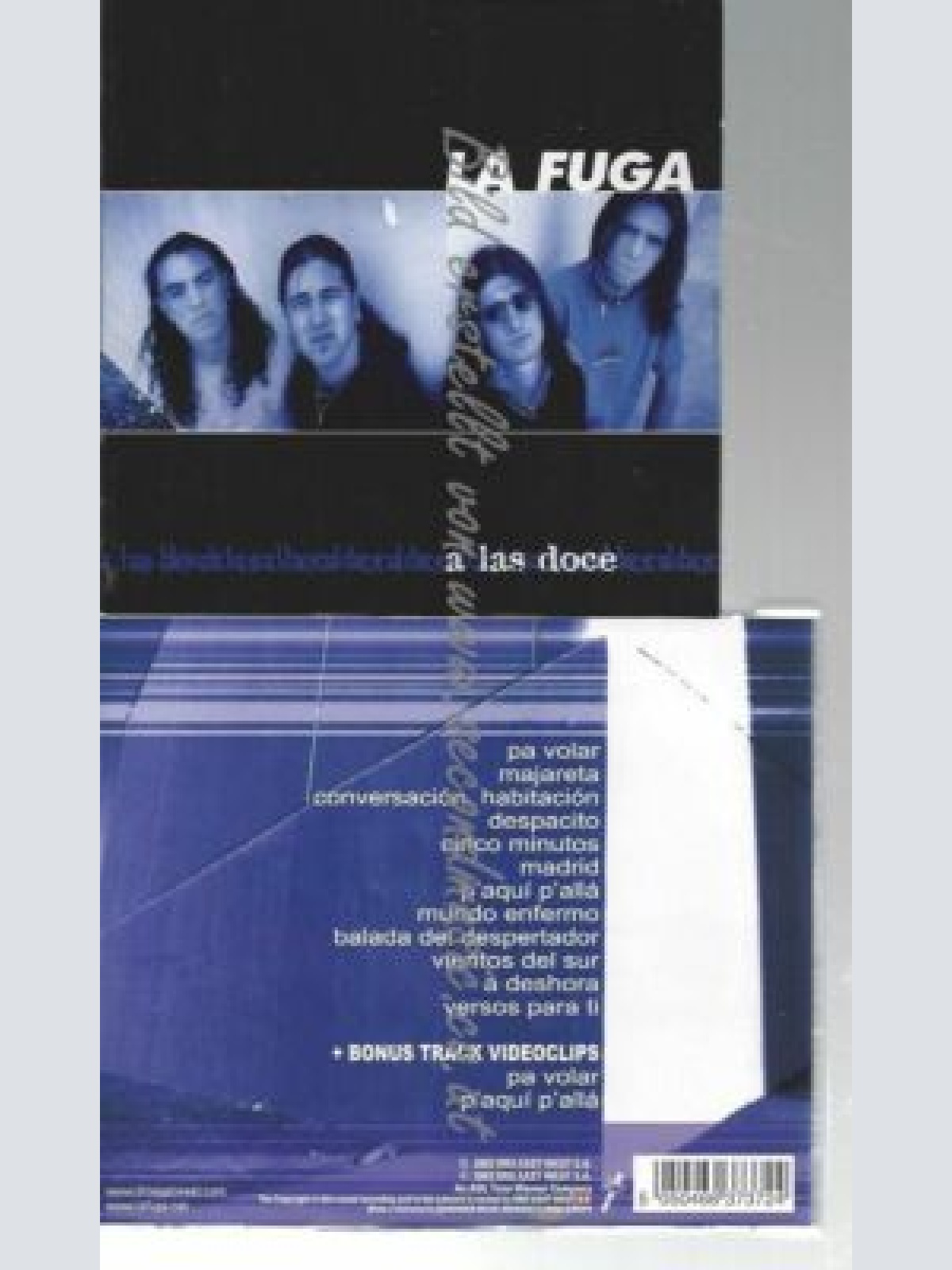 CD--LA FUGA--    A LAS